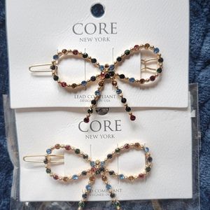 Core new york Hair Clips 2 Pcs
